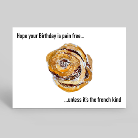 Hope your birthday is pain free...