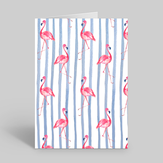 Flamingo paradise stationery