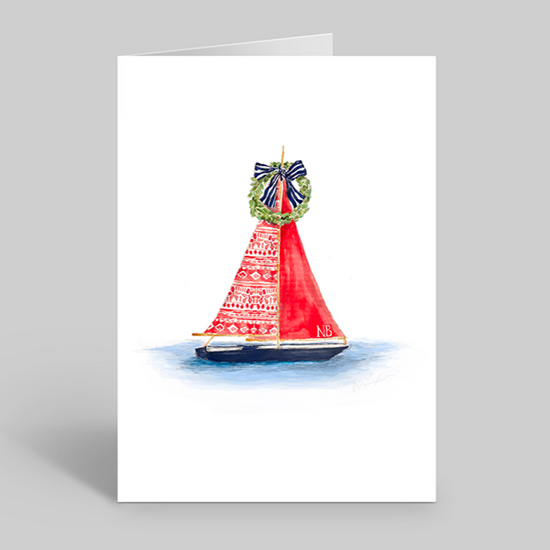 Holiday sail stationery