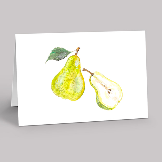 Pear stationery