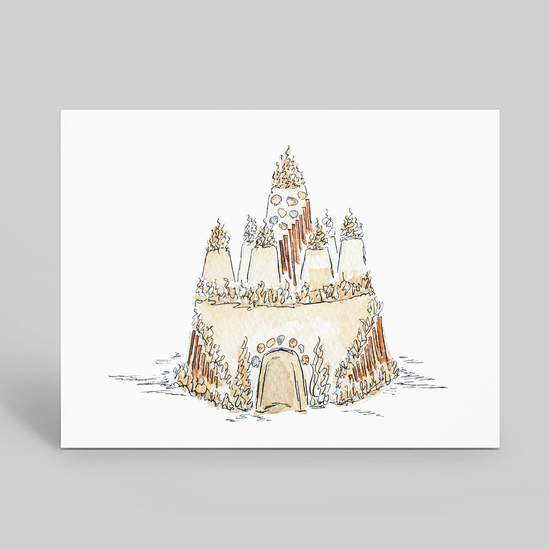 Sandcastle stationery