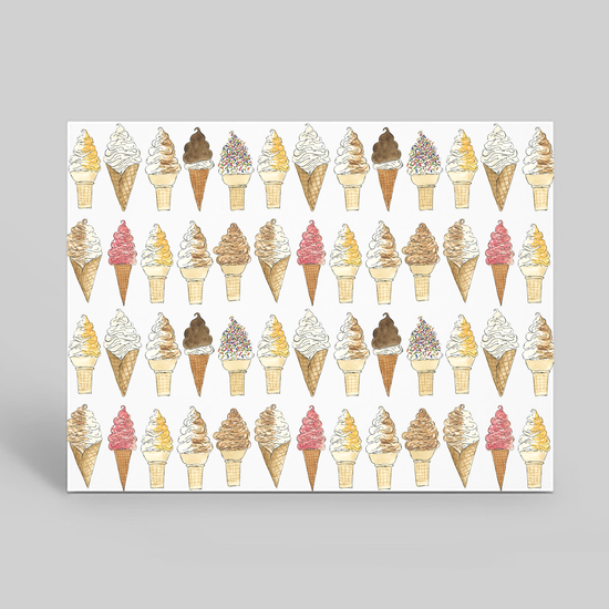 Soft serve stationery