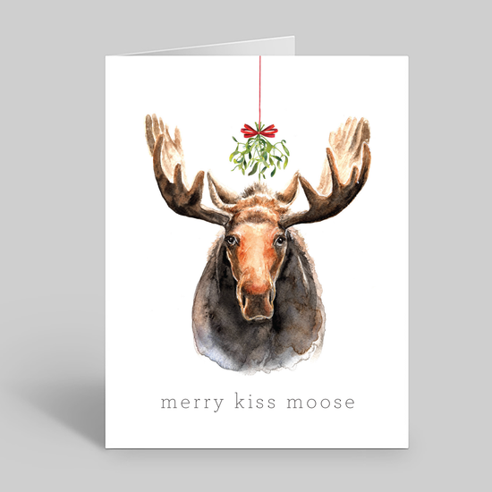 Merry Kiss Moose